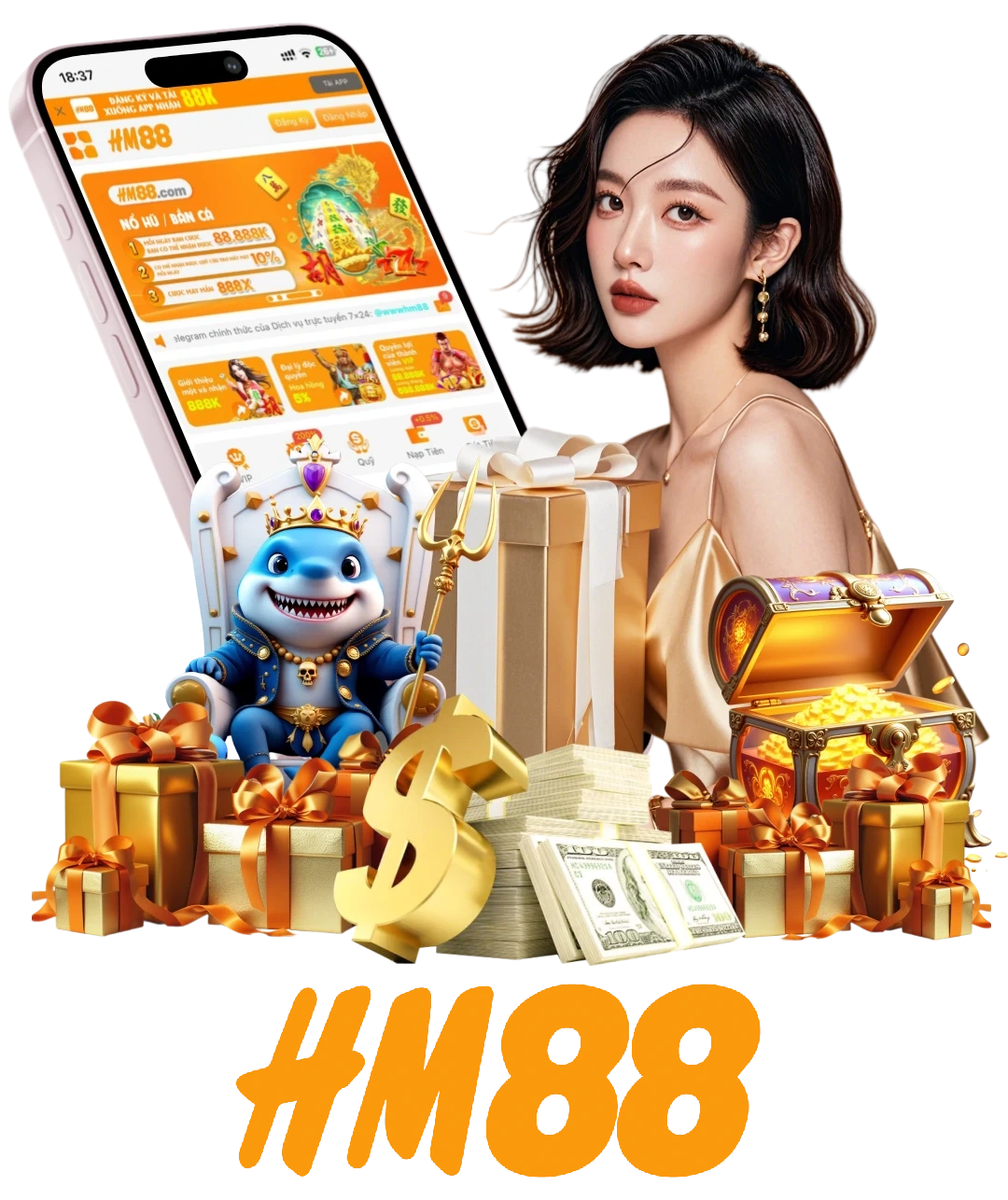 Dịch vụ ứng dụng Hm88 trên thiết bị di động